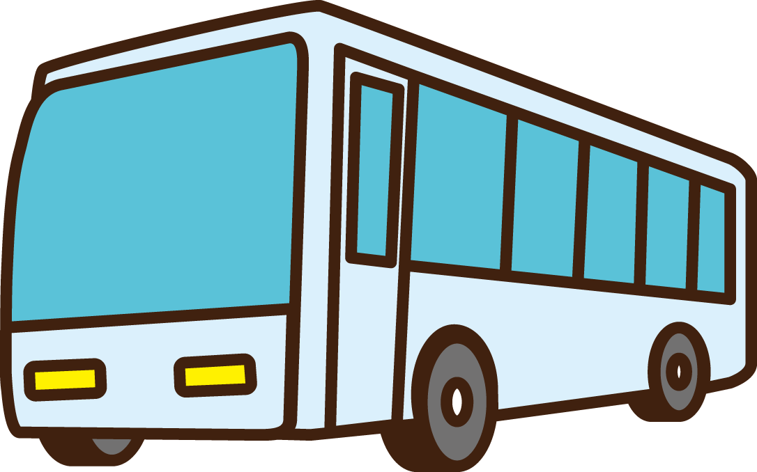 バスイラストのフリー素材イラストイメージ