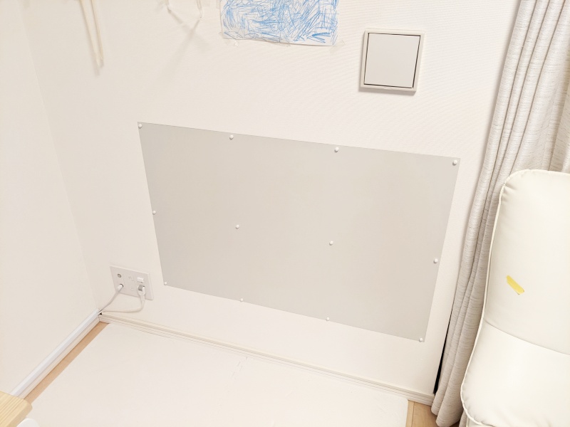 10分でできる はさみで切れるトタン板で洗面所のティッシュを浮かせましたももんの暮らしと育児日記