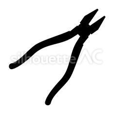 工具のイラスト ペンチ- イラストくん