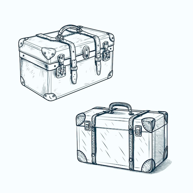 スーツケース ステッカー付き– イラストせんせい使いやすいフリー素材集