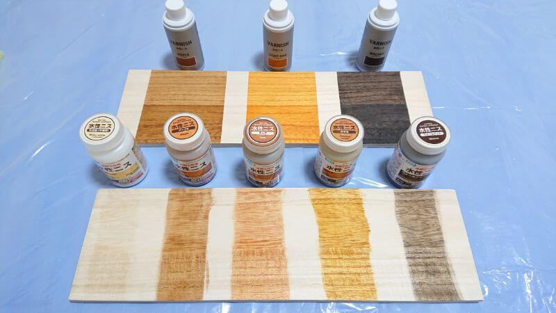 キャンドゥ、セリア、ダイソー、水性ニス比べてみました！ : elie's house DIY100均リメイカーエリィの暮らし＆レシピブログ