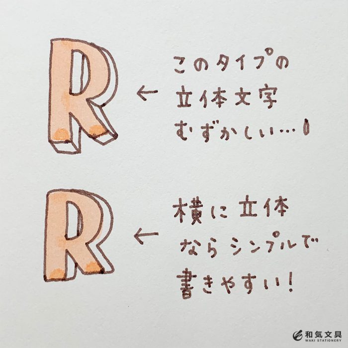 アルファベット文字 オシャレな書き方TikTok