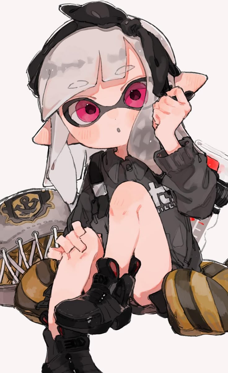 スプラトゥーンのキュートなイカガールアイコンが作れる：スーパーイカメーカ