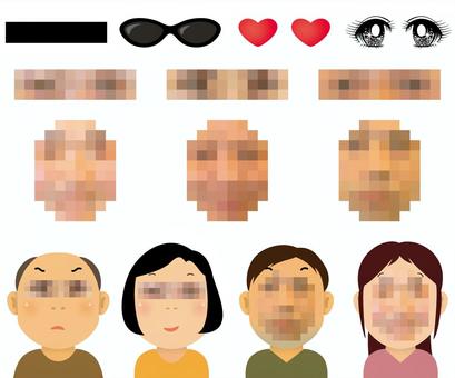 モザイクのかけ方 グーグルフォト *Ⅲơ₃ơⅢ*栗英田テツヲ