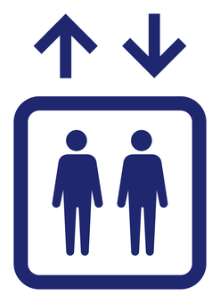 バリアフリー スロープ、車いす用エレベーターボタン10423000574 の写真・イラスト素材アマナイメージズ