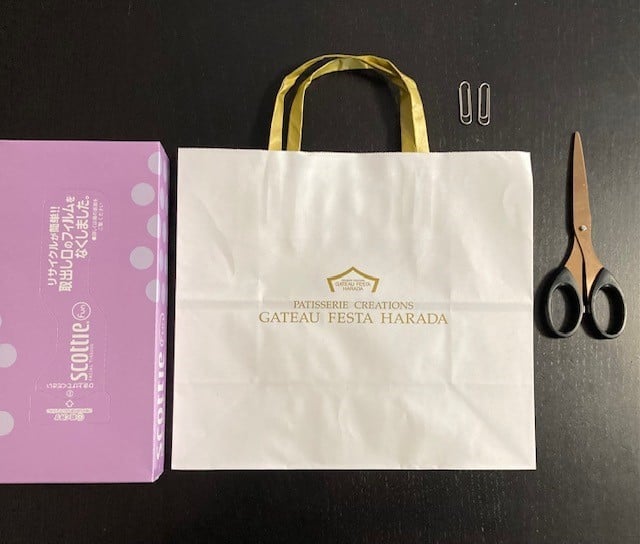 箱ティッシュカバー ティッシュケース を布で手作り！50×50cmの布でつくろう：その１