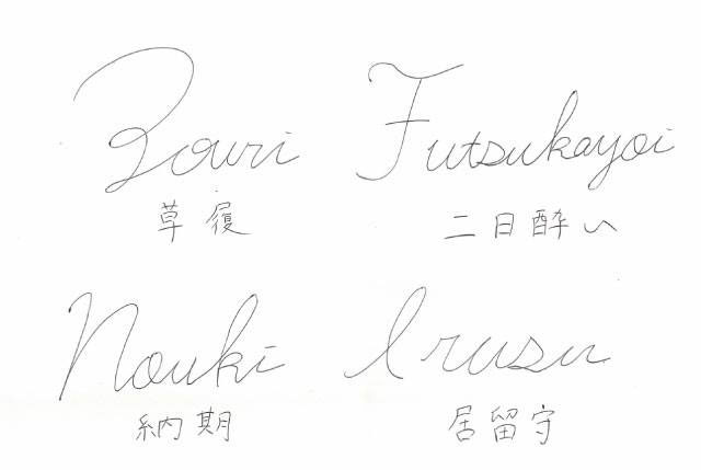 筆記体で書くとどんなワードもかっこいい - サイト14周年 かっこいいこと140回更新：デイリーポータルZ