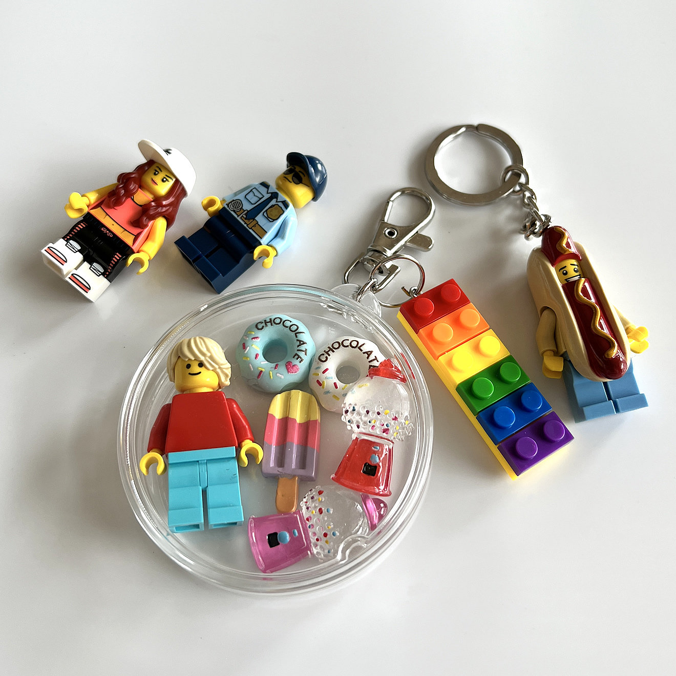 推し活デコレーションキーホルダー緑グリーンダイソーDAISO