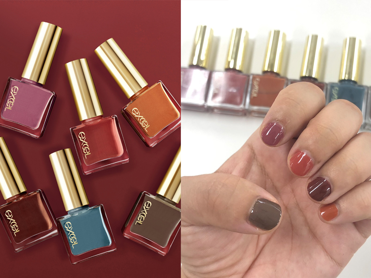 本日発売！メイクアップブランド『エクセル』から、利き手じゃなくても、スルスル塗れる！なめらかで、高発色の「ネイルポリッシュ」限定発売: エクセル 常盤薬品工業株式会社 ノエビアグループ