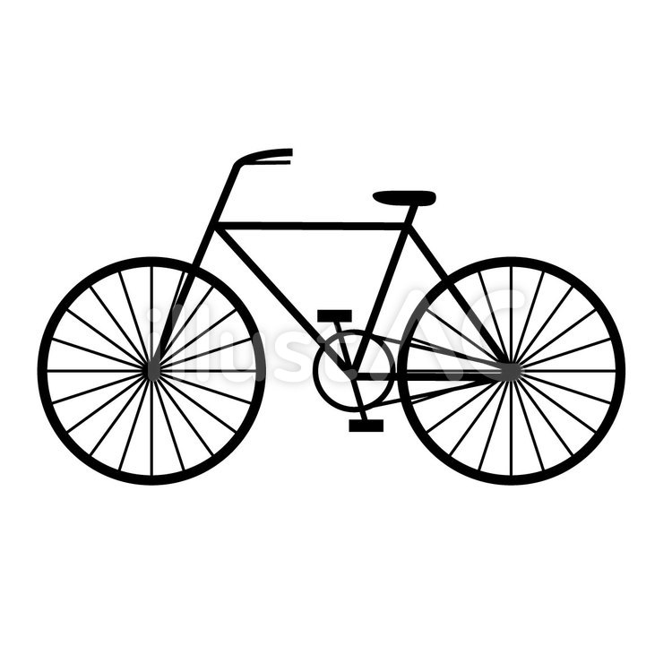 自転車：イラスト無料