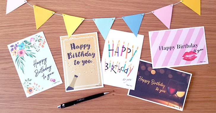 メッセージカード 片面 100枚 名刺サイズカード 作成 印刷アイピーシー楽天市場店