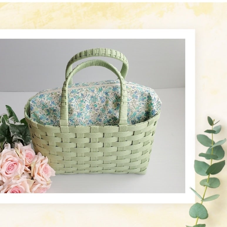 基本のバッグ 紙バンドキット エコ クラフトバンドキット 初心者でも簡単 かごバッグキット かごバッグ 紙バンドキット専門店 amu*amu 通販16009245Creema クリーマ