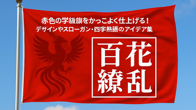 体育祭などで使える！学級旗デザインを考えるうえでのポイントをご紹介