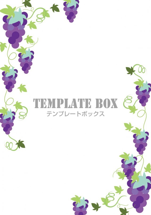 おしゃれ植物の縦長飾り枠フレームイラスト無料フリー25082素材Good