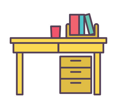 まとめ 机イラストの無料素材集イラストイメージ