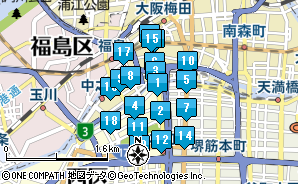 なか卯肥後橋店(北新地・堂島・中之島)周辺のバス停情報｜ゼンリンいつもNAVI