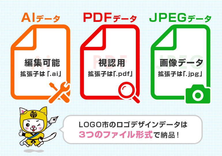 デザインデータのファイル形式ロゴ注文のロゴファースト