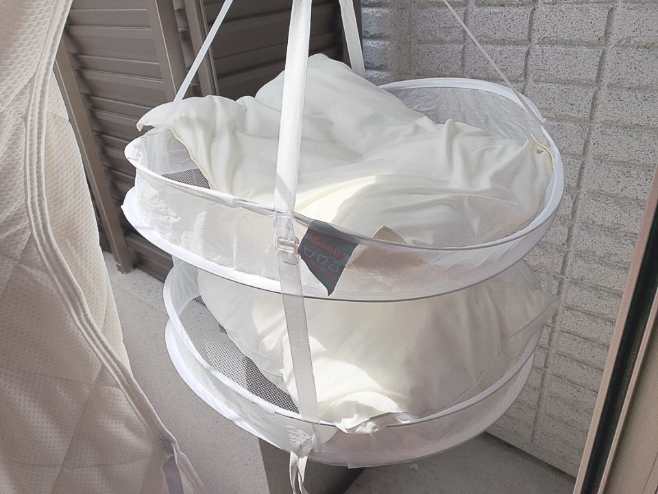 セリアのフタが固定できるオープンパックにコストコオキシクリーンを移し替えモノレビュ