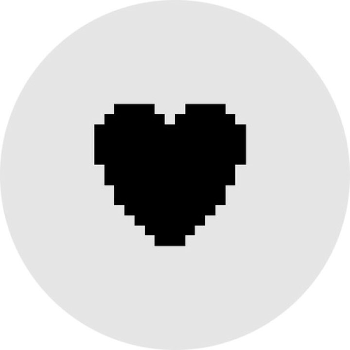 ハートのアイコンのイラスト ピンク・丸無料イラスト素材のillalet