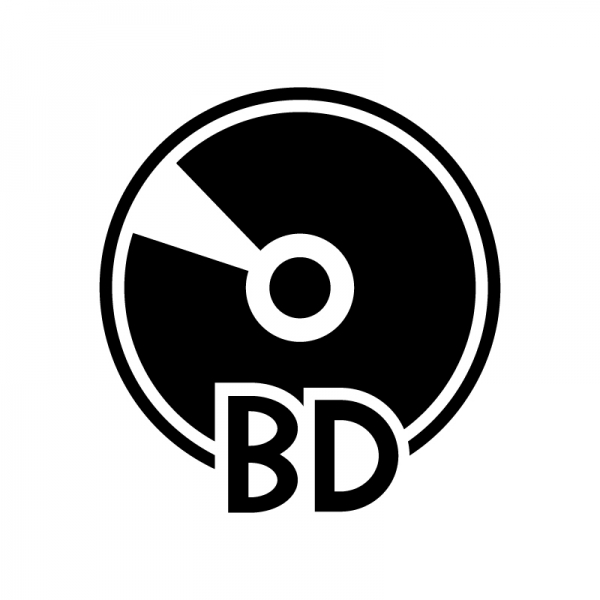 PNGとSVGの ブルーレイ カラーアイコン