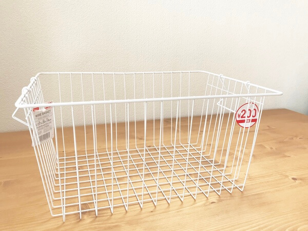 100均DIY ワイヤーネットで作るランドリーワゴン キャスター・カゴ付き