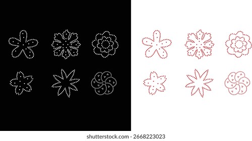 アイロン デコシート ライン 1110 アップリケ ラインストーン 簡単 デコ アイロン デコパーツ 100均 デザイン 手芸 手作り シートBuyee