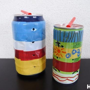 缶ぽっくり簡単手作りおもちゃの作り方 工作図鑑