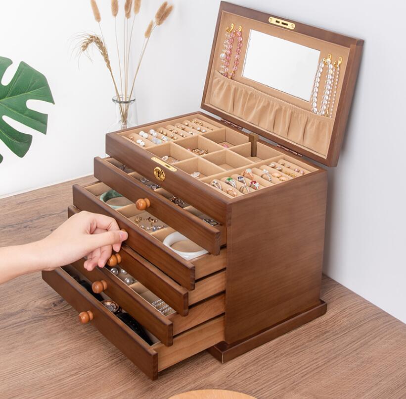 Amazon木製宝箱 貯金箱 宝箱 ジュエリー箱 木製 アンティーク 収納ボックス 小物入れ 宝石箱 ふた付き アンティーク風 アクセサリーボックスアンティーク箱 ジュエリーボックス インテリア 装飾品 青緑 ジュエリー収納 オンライン通販