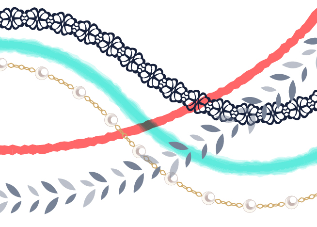 黒いラフな三角形のイラレ・パターンブラシイラレのブラシ素材ダウンロードサイト