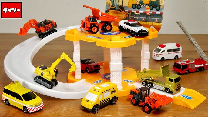 ダイソー「プチタウン」でLOOP STER専用コースを作ってみた!?satoshi-toys