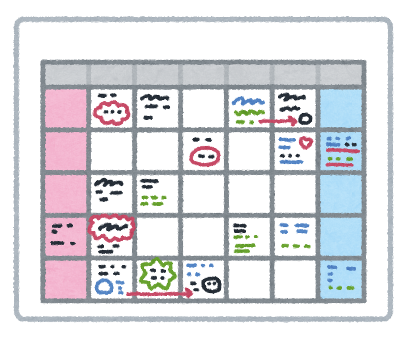 スケジュールをたてる人のイラスト素材15480526- PIXTA