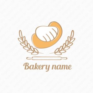 パン屋ロゴテンプレートでおしゃれなデザインを無料で作成！Canva