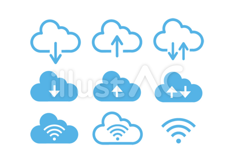 クラウド サーバー概要アイコンのイラスト素材・ベクター Image 79734448