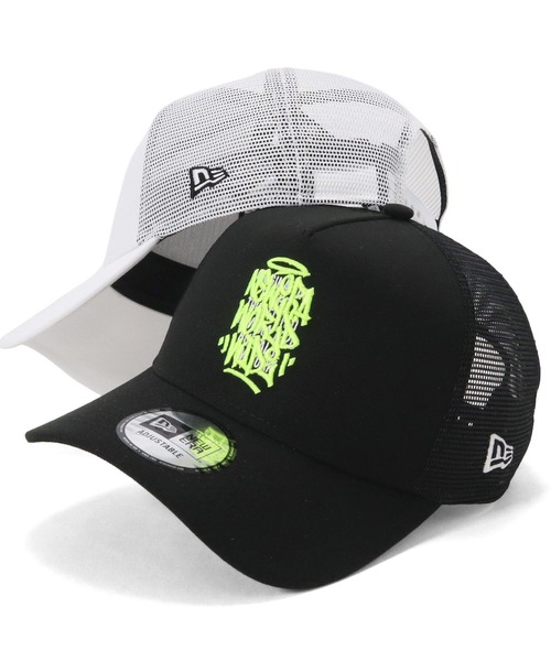 Graffiti   ニューエラに関連するワードの上にグラフィティデザインを重ねたコレクションが3月13日 水 10時より登場。ベースモデルにはトラッカーキャップの定番 9FORTY™A-Frame Trucker を採用しています。 NewEraニューエラ