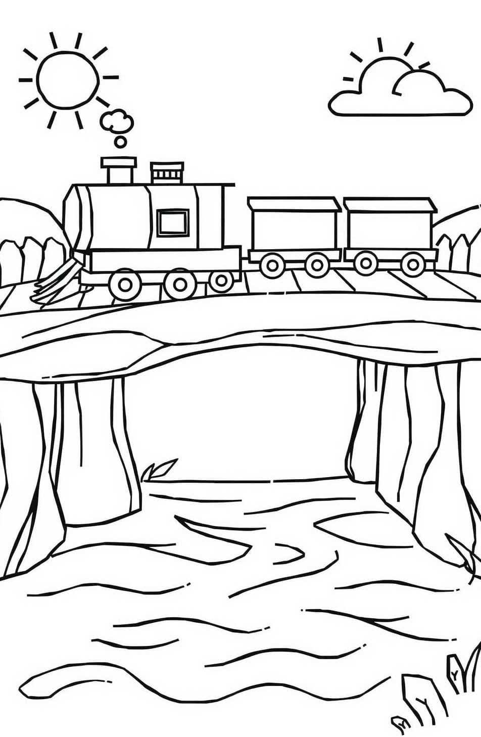 てつどうみんなのぬりえプラネット・塗り絵無料ダウンロード