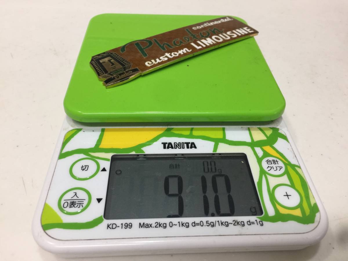 Phaeton エンブレム リンカーン コンチネンタル CUSTON LIMOUSINE 91ｇ フェートン KJ1T13