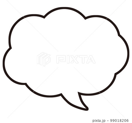 シンプルな吹き出し おすすめフリー素材 32選-イラストAC