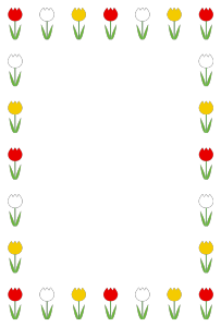 梅雨・6月の紫陽花の花の飾り枠「縦型」イラスト無料フレームのテンプレート素材📑無料ダウンロード！テンプレルン📑無料ダウンロード！テンプレルン