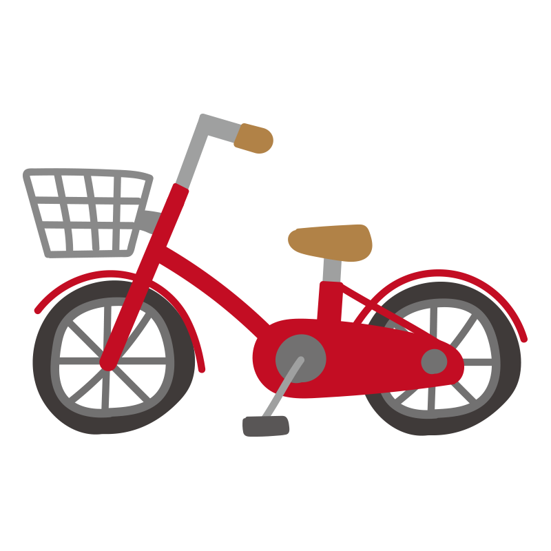自転車：イラスト無料