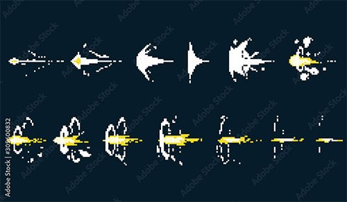 簡単なアニメーション画像をドット絵で作成-Aseprite- PIXELARTNO システム, NO ライフ