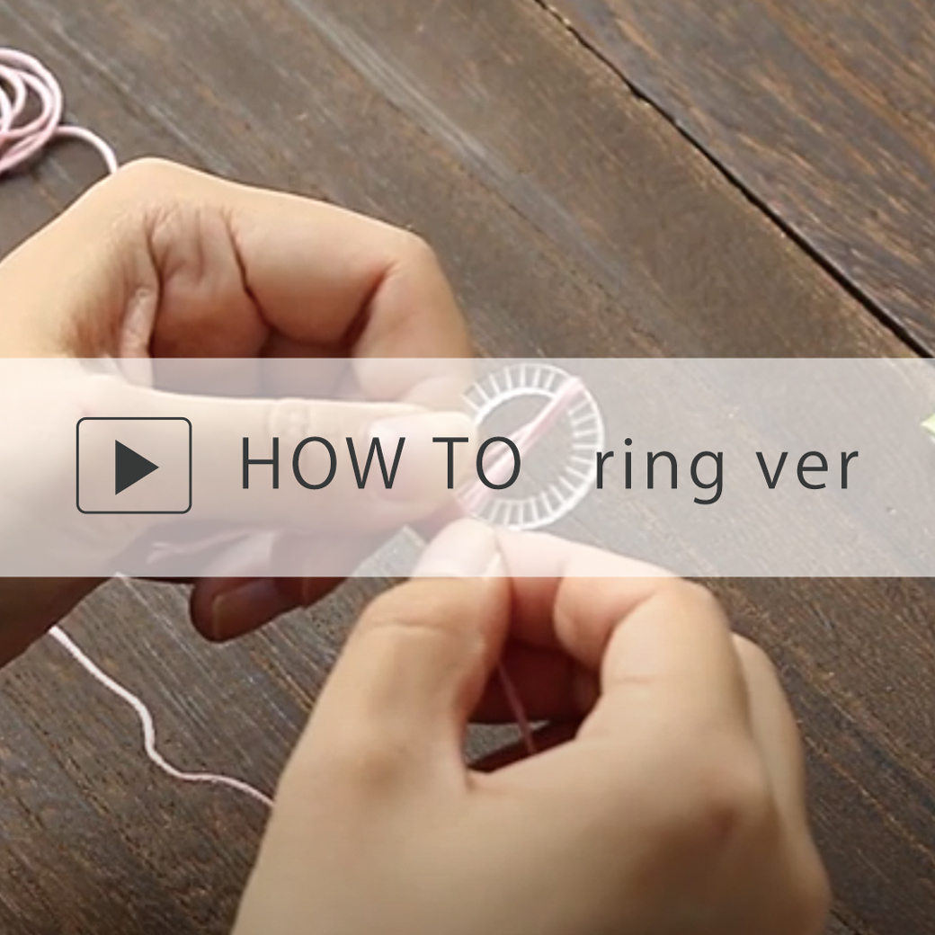 ちくちく ちどり＊： チェコの糸ボタン ～リングの糸ボタン～