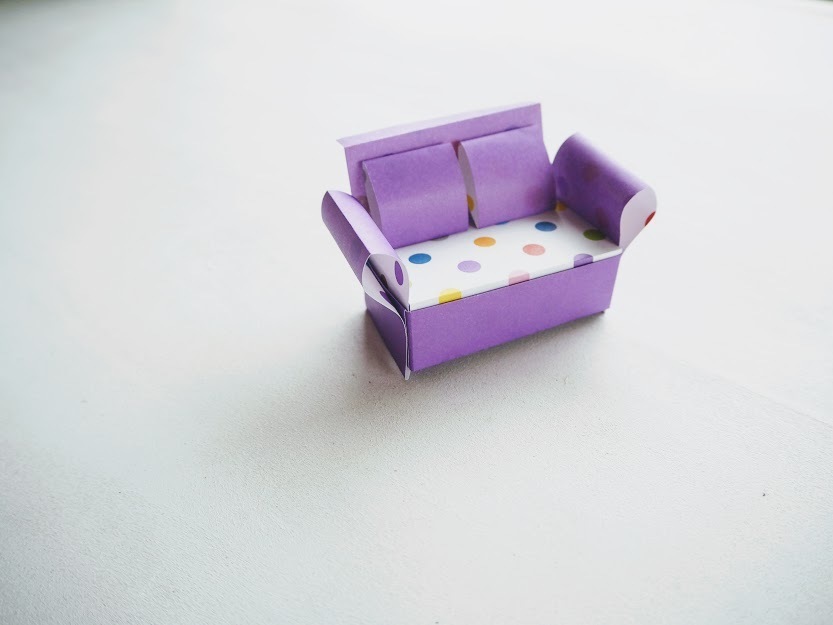 折り紙ソファーの作り方まいぱんTikTok