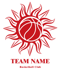 ベクトル バスケ バスケットボール ロゴのイラスト素材 - PIXTA