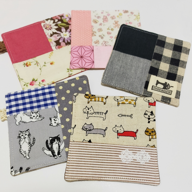 はぎれで作るかわいいコースター」の作り方ぬくもり