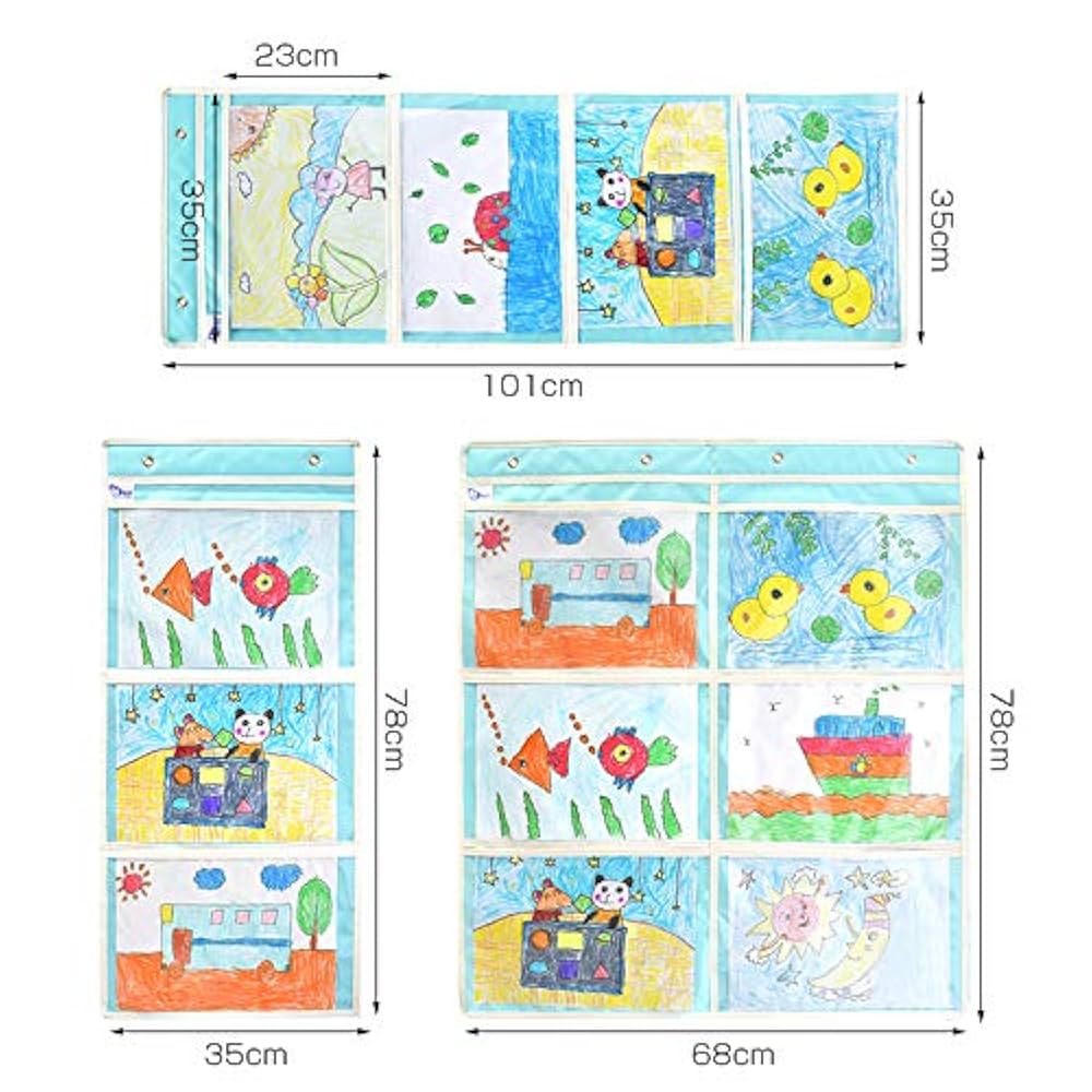 こどもの作品、これひとつで飾る＆収納！bon moment から「作品収納ウォールポケット」が新登場セレクチュアー株式会社のプレスリリース