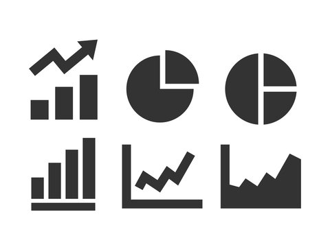 グラフのアイコン商用OK 無料 シンプルなフリーアイコン素材サイトSATO ICONS丸みのあるアウトラインとシルエットのアイコン集 商用利用可能