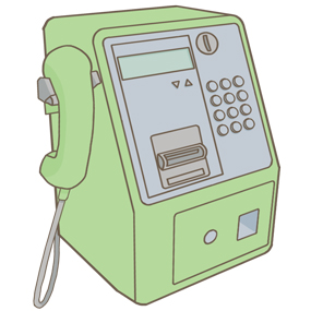 ダイヤル式黒電話」 - 無料イラスト イラストareira