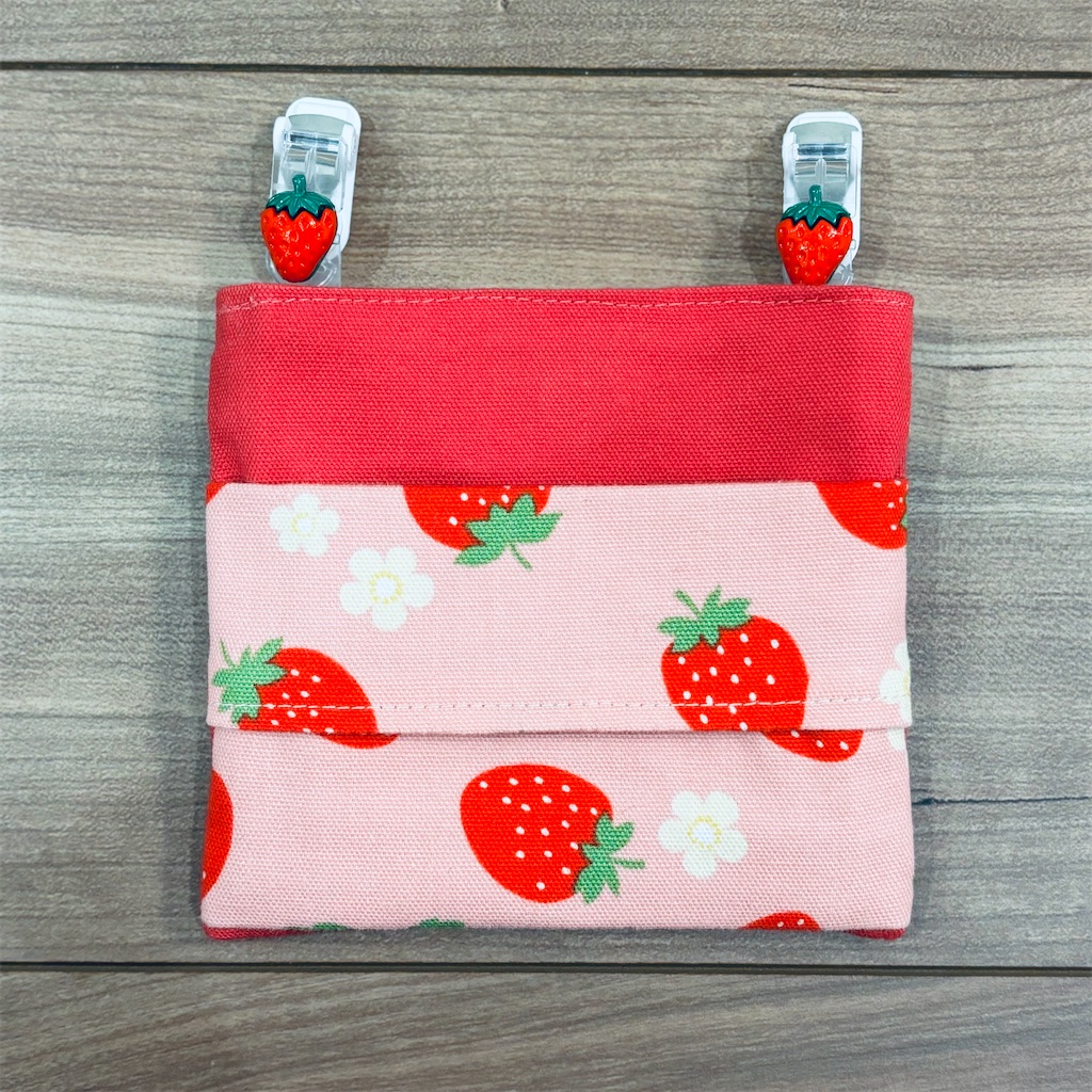 ファスナータイプのふたなし移動ポケットの作り方 型紙不要マチあり・なしnunocoto fabric