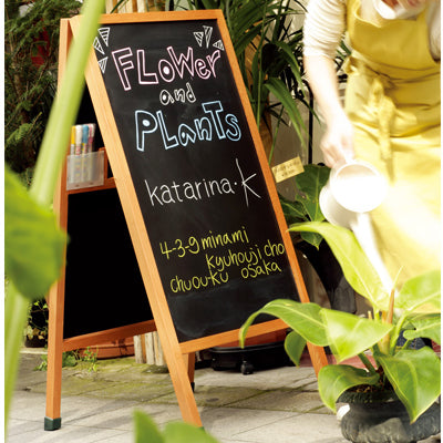 カフェの手書きの看板の写真・画像素材-Snapmart スナップマート