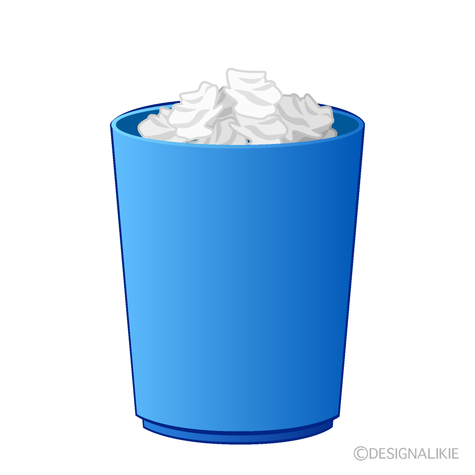 ゴミ箱 いっぱい 溢れる ゴミのイラスト素材 - PIXTA